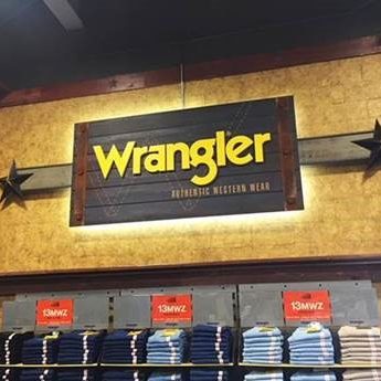 Wrangler Sign Installed