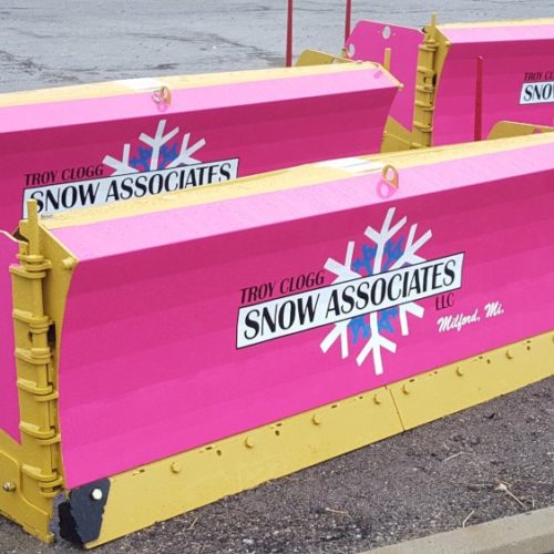 Landscaping Graphics - Troy Clogg Branded Plows