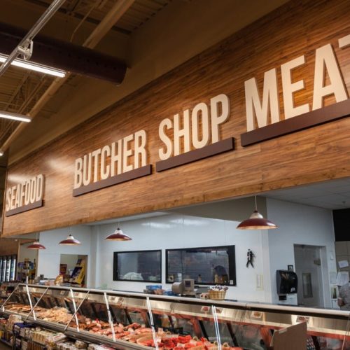 Grocery Dimensional Signage - Butcher Shop