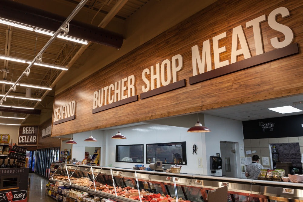 Grocery Dimensional Signage - Butcher Shop