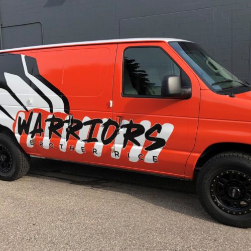 Vehicle Wrap - Brother Rice Warriors Branding