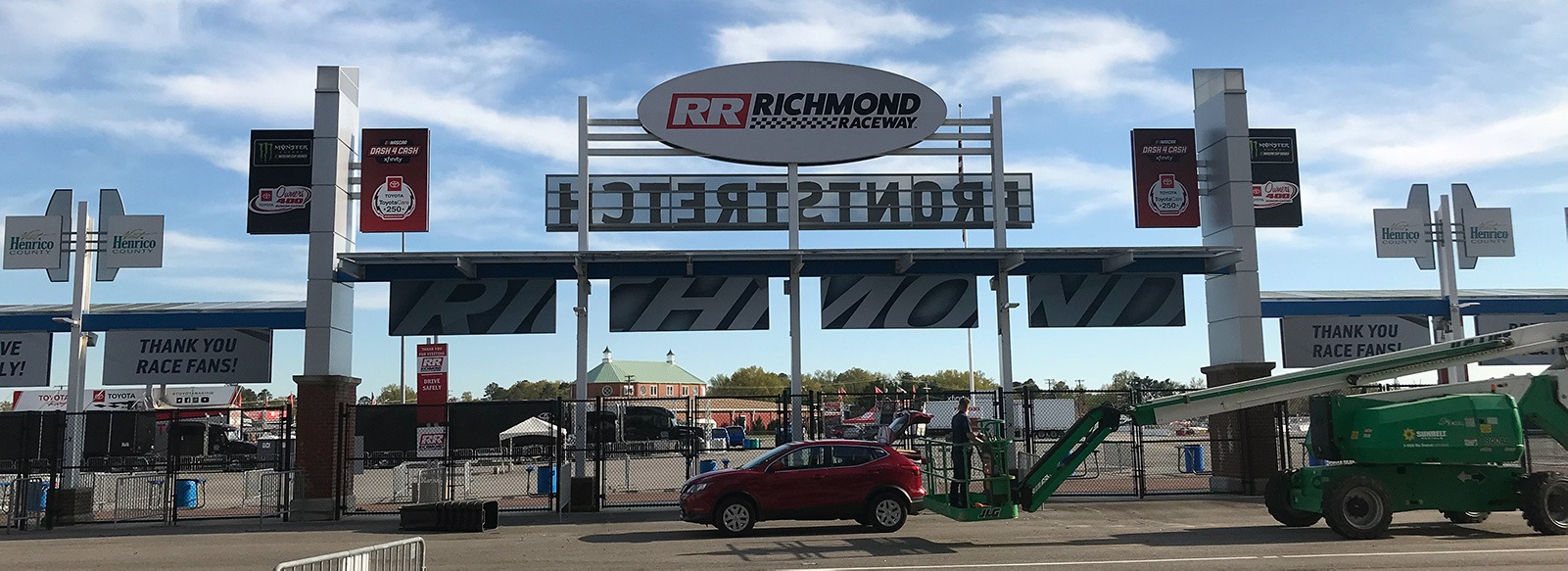 Richmond Raceway Frontstretch Archway Graphic Design