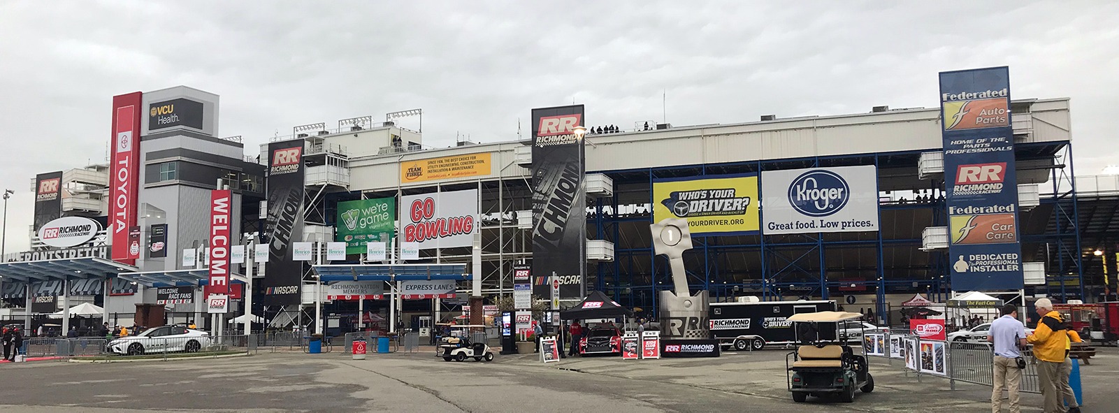 Front view of the Richmond Raceway