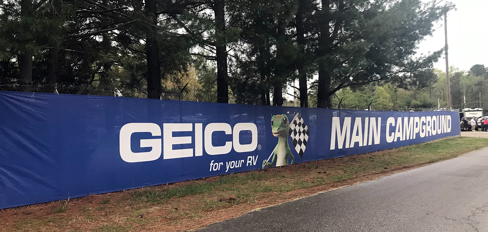 Richmond Raceway Motorsport Fence Banner