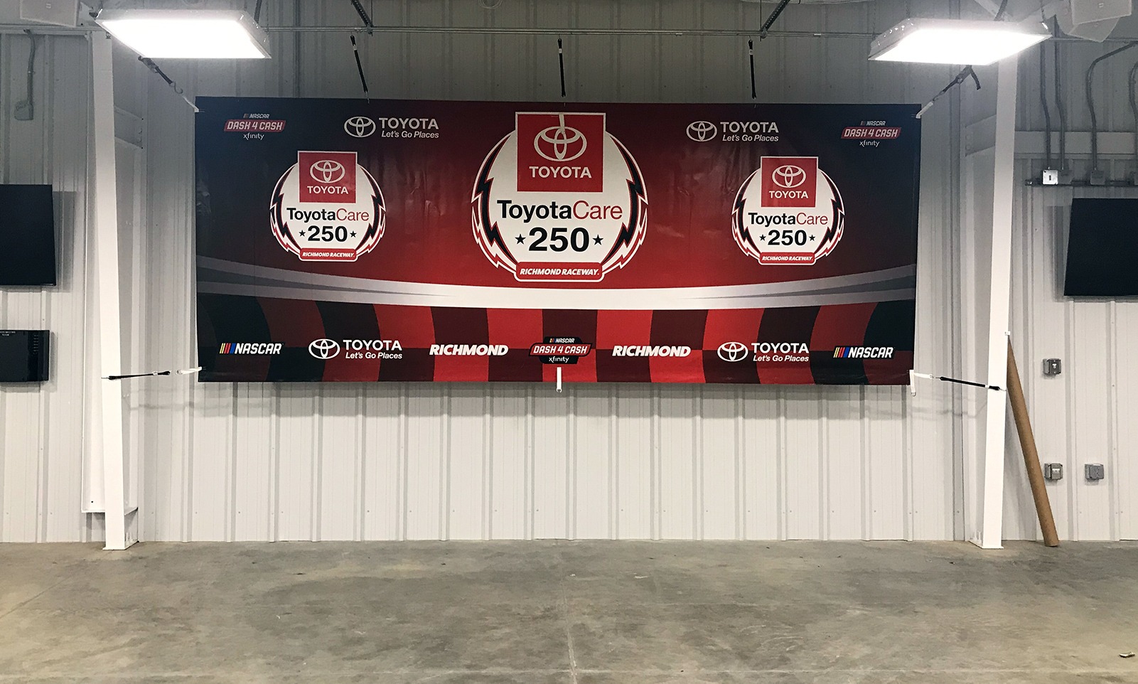 Richmond Raceway Sponsor Hanging Banners