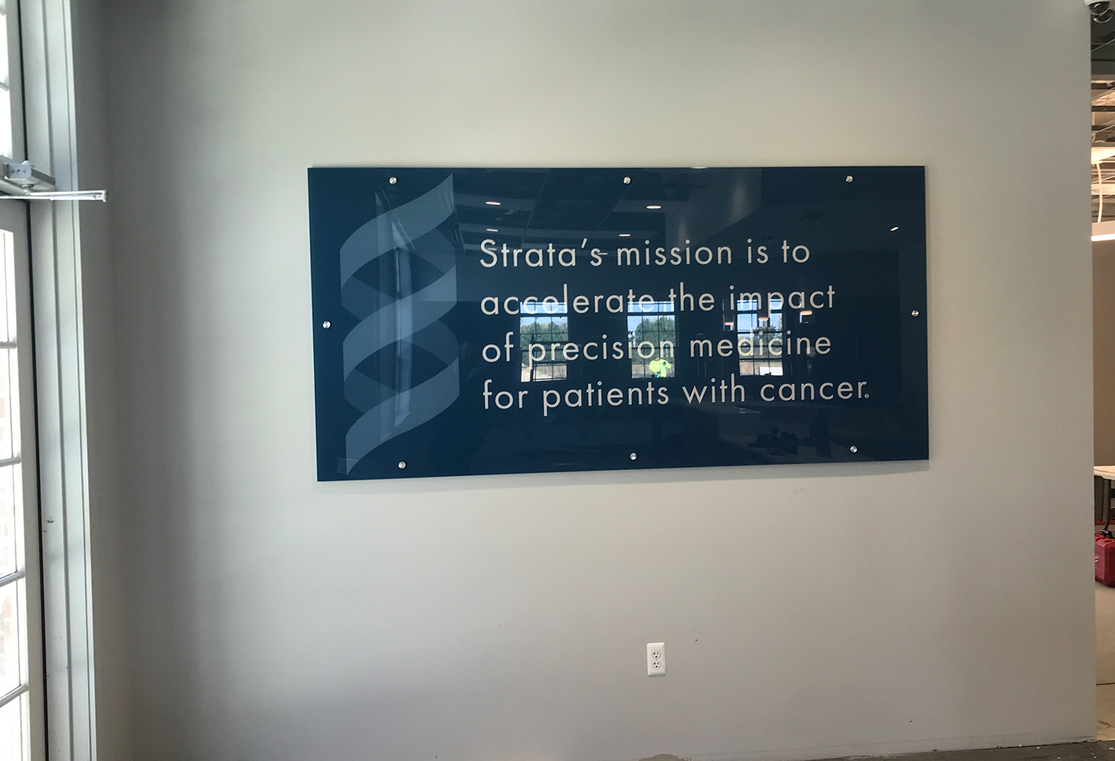 Strata Oncology Mission Statement Graphic