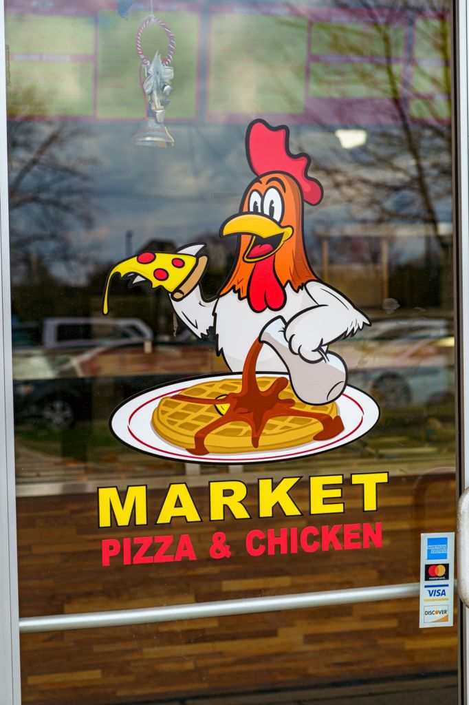 Market Pizza and Chicken - Window Decal