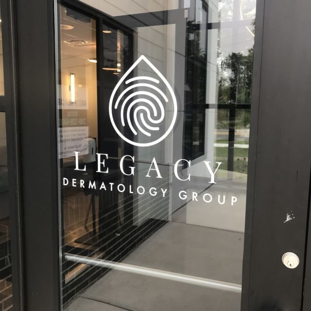 Legacy Dermatology Glass Decal