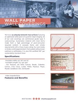 Wall Paper Spec Sheet