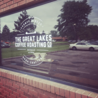 Windows Great Lakes Roasting Company Glass Graphic