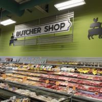 Grocery Department Dimensional Signage - Butcher Shop