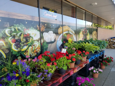 Grocery Store Large Format Window Graphics - Johnny Pomodoros