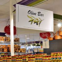 Wayfinding Graphics - Johnny Pomodoros Grocery
