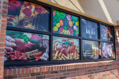 Grocery Store Window Graphics - Foods