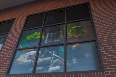Grocery Store Window Graphics - Wine Glasses