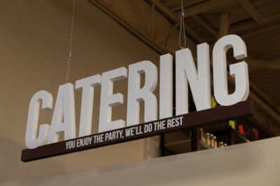 Grocery Hanging Dimensional Sign - Catering