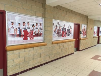 Walled Lake Northern High School Installed Banners