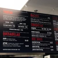 Full menu graphic design and installation for Mexican Food Restaurant