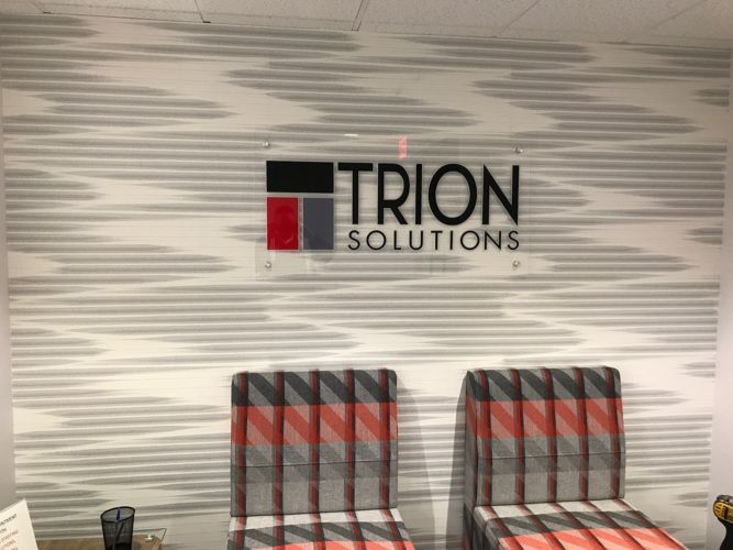 Trion Solutions Lobby Signage