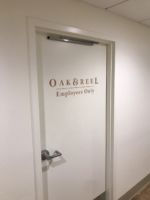 Employees Only Door Graphic