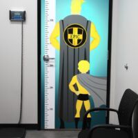 Hero Height Chart for Hospital Rooms and Doctor's Offices