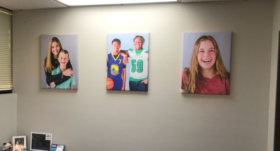 Orthodontist Office Wall Portraits