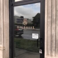 Restaurant Glass Door Graphics