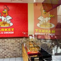 Market Pizza and Chicken - Interior Wall Graphics