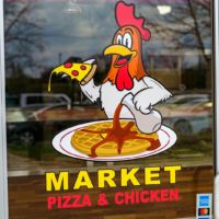 Market Pizza and Chicken - Window Decal