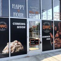 Detroit Wing Company Coming Soon Window Graphics