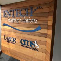 Entech- Brushed Silver DiBond