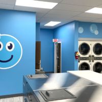 Soapy Pete's Wall Decal for Retail Laundromat