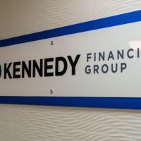 Kennedy Financial Group Interior Dimensional Sign