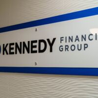 Kennedy Financial Group Interior Dimensional Sign